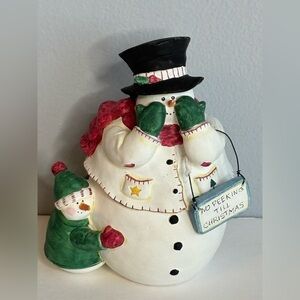 SANDI GORE EVANS SNOWMAN (NO PEEKING)
